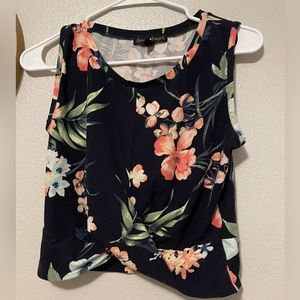 Flower crop top